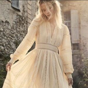 Doen Vivian Dress - Ivory Cotton Lace - size S